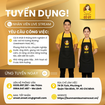 Poster tuyển dụng